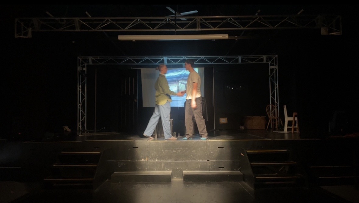 Students participating in speech and drama